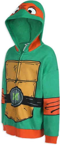 Miniatura 2 de Nickelodeon Teenage Mutant Ninja Turtles Michelangelo - Sudadera con capucha para niños grandes