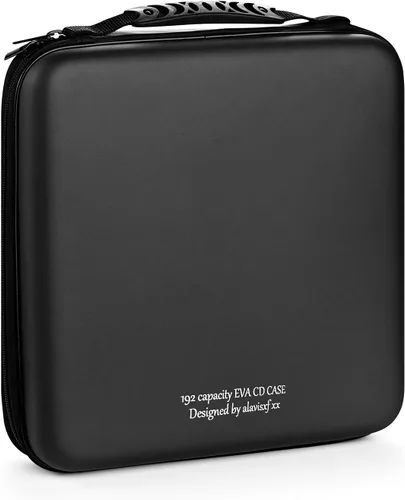 Miniatura 6 de LIOVODE Funda para DVD, estuche de CD EVA, organizador de almacenamiento, portátil, protector de DVD, soporte para billetera para coche CD Holder