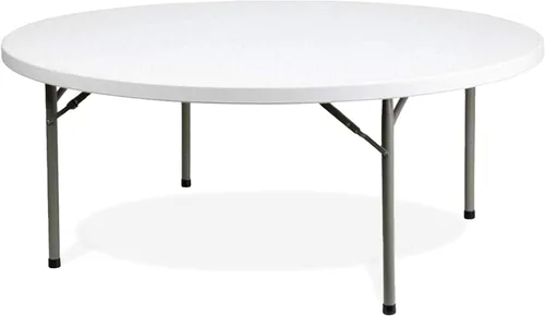 Miniatura 9 de EventStable TitanPRO - Mesa plegable de plástico resistente para exteriores, redonda de 60 pulgadas, 5