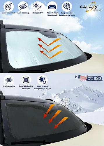Miniatura 5 de GalaxyAutoShield - Parasol reflectante de ajuste personalizado para Hyundai Santa Fe SUV 2019, 2020, 2021, 2022, 2023, Hyundai Santa Fe, accesorios