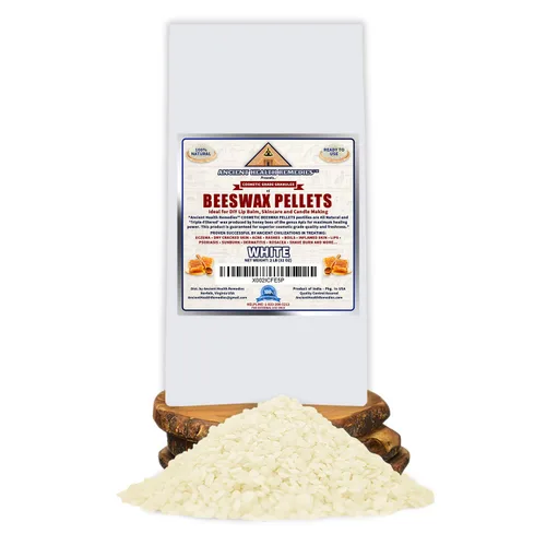 Pastillas de cera de abeja blanca de grado cosmético totalmente naturales. A granel, grado A, triple filtrado, ideal para proyectos de cuidado de la