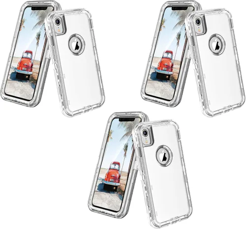 Miniatura 8 de ORIbox - Funda compatible con iPhone XR, resistente a los golpes, anticaídas, transparente