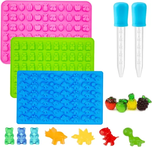 Miniatura 15 de 2 moldes de chocolate – Molde de silicona para chupete de una sola pieza, tamaño bocado, moldes de chocolate para decoración de pasteles y cupcakes