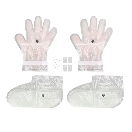 Mascarillas hidratantes para manos y pies, mascarillas hidratantes intensivas para manos y pies, talón agrietado seco para manos, set de regalo para