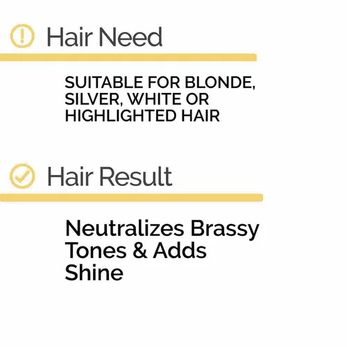 Miniatura 4 de NOVEX Cool Blonde Purple Toning Shampoo 10.1oz/ 10.1 fl oz - Champú morado neutraliza, tonifica con extracto de acai y ceramidas para cabello rubio