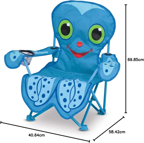 Miniatura 10 de Melissa & Doug Sunny Patch Flex Octopus - Silla de playa plegable para niños (embalaje sin frustraciones)