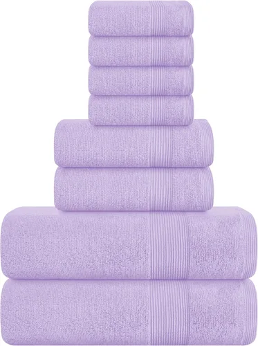 Miniatura 67 de Belizzi Home Toallas de Baño Extragrandes Premium de Algodón Paquete de 2, 35x70 - 100% Algodón Puro - Ideal para Uso Diario - Ultra Suave y Morado
