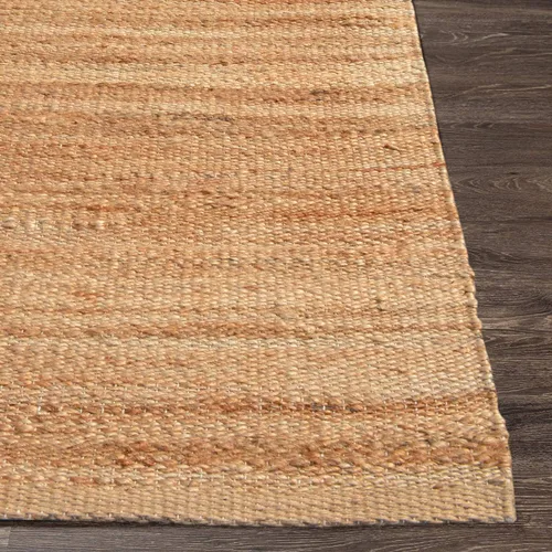 Miniatura 5 de Antep Rugs Alfombra de fibra de yute tejida a mano natural para interiores 8x10 (Natural, 7'10" x 10')