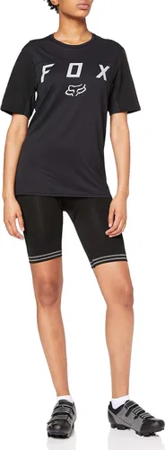 Miniatura 2 de Fox Racing Flexair Moth Maillot manga corta - Hombre Negro