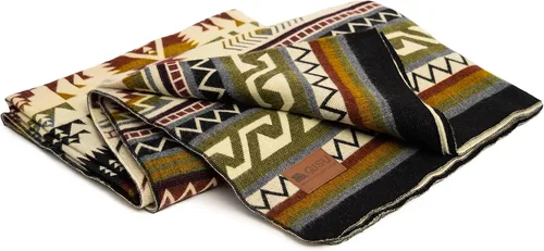 Miniatura 6 de QISU Manta de Lana Tipo Throw Grande, Hermosa, Cálida, Hecha a Mano en Ecuador por Artesanos Locales 94″ x 78″ Ultra Suave, Hipoalergénica