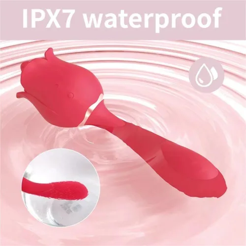 Miniatura 7 de Vibrador de juguete rosa para mujeres, lamer el clítoris, vibradores de punto G para mujeres, consolador de pezón de clítoris, estimulador