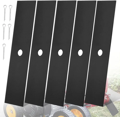 Cuchilla de bordeadora universal de 9 x 2 pulgadas de ancho y 1/2 orificio, compatible con Mclane 2059, también para bordeadoras de poder, bordes