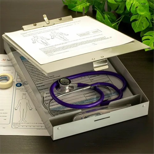 Miniatura 5 de OfficemateOIC Forms (83200) portapapeles de aluminio, 8,5 x 12 pulgadas