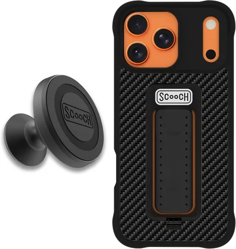 Miniatura 170 de Scooch® para iPhone 15 Pro Max Funda con Soporte, Funda Kickstand Wingman 5-en-1, Protección contra Caídas de Grado Militar, Kickstand Desplegable