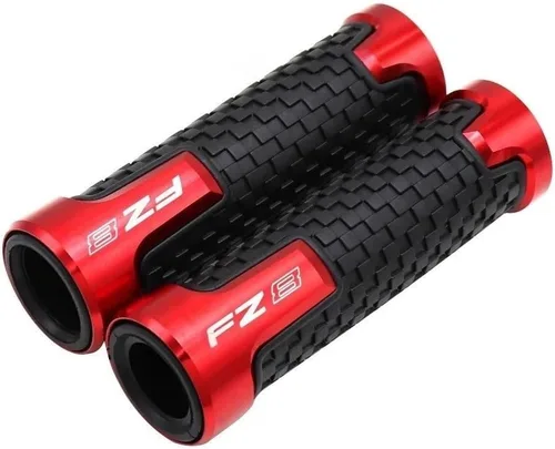 Miniatura 4 de Antideslizante manillar agarre cubre 7/8 "0.866 in CNC aluminio motocicleta mango agarres agarre para FZ8 FZ 8 2010 2011 2012 2013 2014 2015 2016