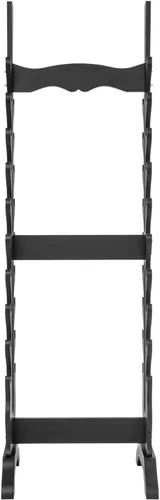 Miniatura 7 de Katana - Soporte para espada Soporte de piso de exhibición de espada de 20 niveles Soporte de bambú samurái Katana Soporte de piso resistente