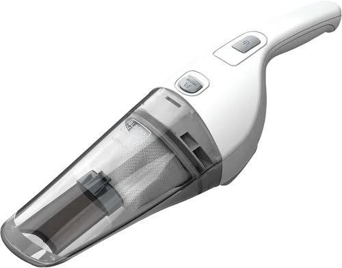 BLACK+DECKER Aspiradora portátil de litio inalámbrica con base de montaje en pared y cargador, color blanco (HNV220BCZ10FF)