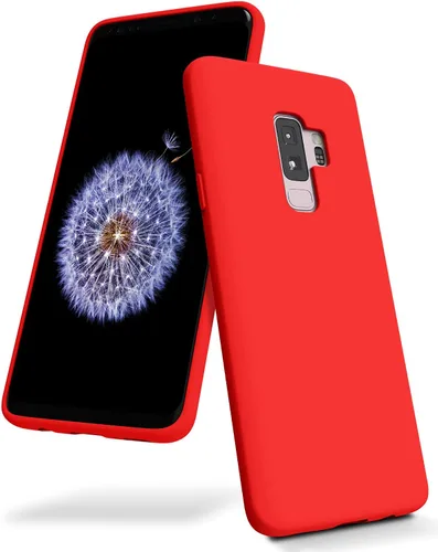 Miniatura 11 de GOOSPERY Funda de silicona líquida para Galaxy S9 Plus (2018) Silky-Soft Touch Full Body Protection Funda a prueba de golpes con forro de microfibra