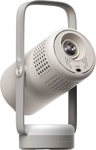 XGIMI Vibe One - Proyector portátil inteligente de 1080P alimentado por batería, Google TV con licencia Netflix, sonido de JBL, batería incorporada,