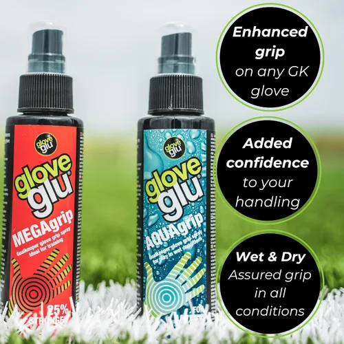 Miniatura 5 de gloveglu - Guantes de portero en espray Guantes de portero de 4.1 fl oz en aerosol MEGAgrip + guante de portero de 1.7 fl oz en aerosol para lavar