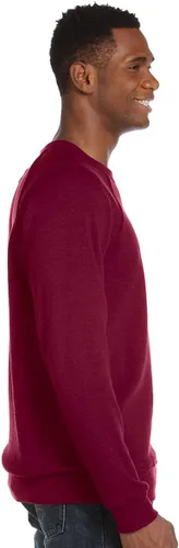 Miniatura 12 de Bella Canvas Sudadera de forro polar de esponja con cuello redondo (3901), Gris oscuro (Dark Grey Marble Fleck), M