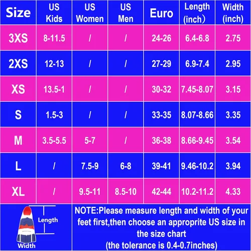 Miniatura 128 de Gugmoy Kids Swim Fins,Comfortable Silicone Flippers for Swimming and Diving,Size Suitable Beginners Kids Girls Boys Adults