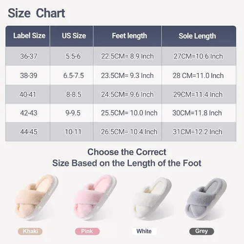 Miniatura 7 de Pantuflas de casa para mujer, pantuflas peludas de plataforma, pantuflas para mujer, pantuflas de interior esponjosas