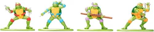 Miniatura 10 de Teenage Mutant Ninja Turtles Turtle Lair Nano Scene con figuras coleccionables fundidas a presión de 1.65 pulgadas, juguetes para niños y adultos