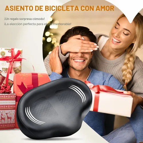 Miniatura 6 de Bike Seat Noseless Wide Bicycle Seat for Women Men, Bike Seats Cushion Comfort for Big Butt, Multiple Fit Saddle for Peloton, Electric, Exercise