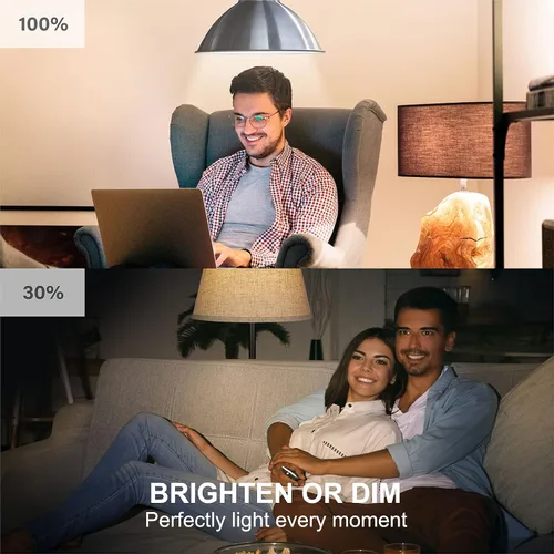 Miniatura 10 de Sengled Bombilla de luz Alexa, bombillas inteligentes, bombillas inteligentes que funcionan con Alexa y Google Assistant, bombillas WiFi A19 blanco