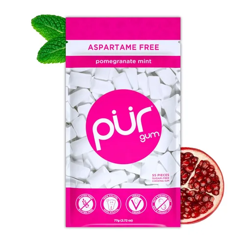 Miniatura 26 de PUR Gum Chicle sin Aspartamo 100% Xilitol Chicle con sabor natural a canela, 55 piezas (paquete de 1)