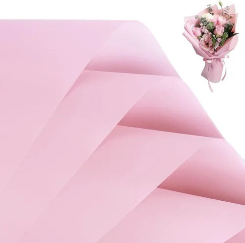 Miniatura 30 de FUHITIM - 20 hojas de papel impermeable para suministros de florista, envoltura de ramos de flores y regalos de bodas, cumpleaños, bricolaje