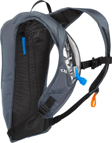Miniatura 13 de CamelBak Zoid - Paquete de hidratación de nieve con depósito de 70 onzas, perfil bajo, para esquí y snowboard, gris/naranja 2.0