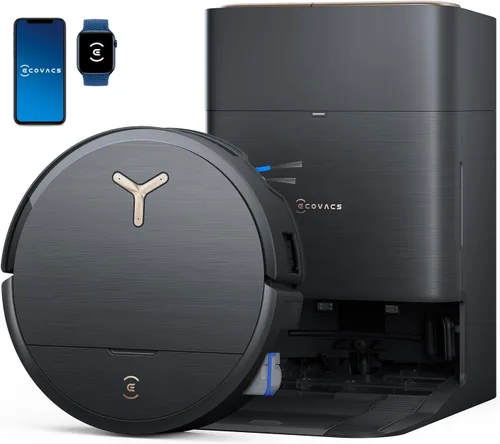 ECOVACS DEEBOT X9 PRO Omni Robot Aspirador y Fregasuelos, 16,600Pa de succión potente, fregona OZMO con rodillo autolavable instantáneo, ZeroTangle