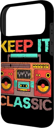 Miniatura 2 de Keep It Classic Radio 80s 90s Retro Vintage Cassette Player Funda para iPhone 17 Pro Max