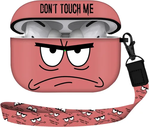 Miniatura 16 de Funda para Airpods Pro de 2ª generación 2022, Don't Touch Me para Airpods Pro 2 con llavero, funda suave y bonita a prueba de golpes para mujeres