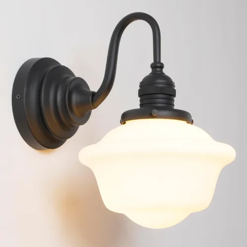 Miniatura 11 de Apliques de Pared Dorados, Luz de Tocador de Baño Cableada con Cuenco Rayado de Vidrio Esmerilado, Lámpara de Pared Montada de Latón Vintage