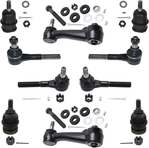 Miniatura 196 de Detroit Axle – Kit de suspensión delantera para Hyundai 2013-2018 Santa Fe 2 enlaces de barra de estabilizador 4 varillas de amarre interiores
