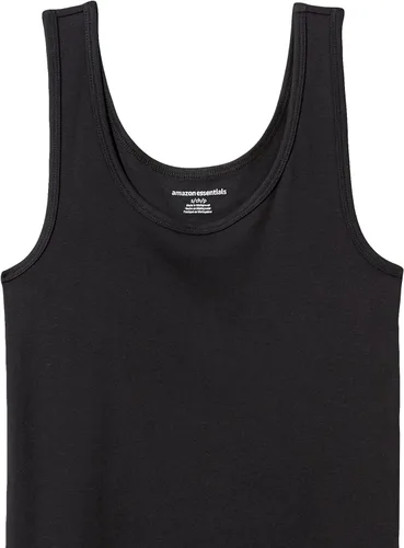 Miniatura 5 de Tienda Essentials - Camiseta ajustada sin mangas para mujer, paquete de 2