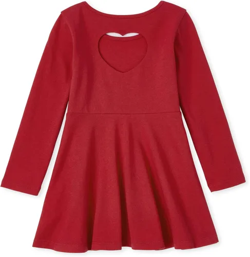 Miniatura 4 de The Children's Place Vestido diario estampado de manga larga para niñas de talla única y niños pequeños