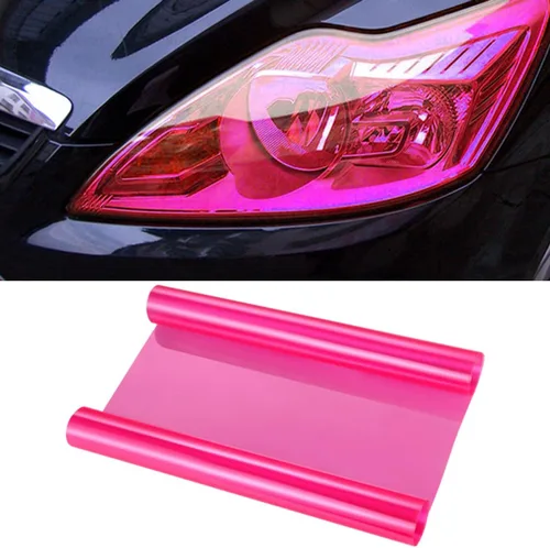 Miniatura 16 de Película de tinte autoadhesiva para luces de automóvil de 11.88×48 pulgadas, película de tinte para luz de freno, faro, luz trasera, luz antiniebla