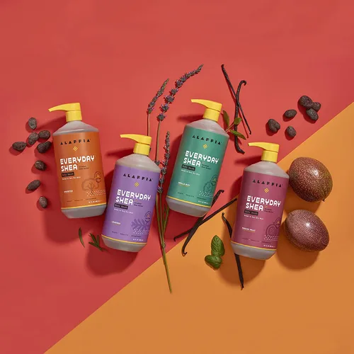 Miniatura 7 de Alaffia Champú y acondicionador, lavanda – EveryDay Shea Sulfate-Free Shampoo y acondicionador Set con manteca de karité y aceite de coco, 16 oz Ea