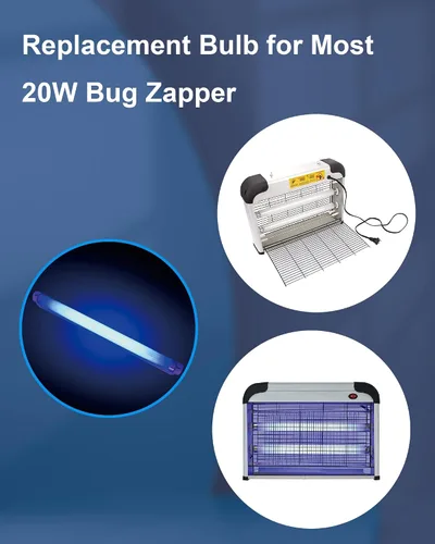 Miniatura 3 de Shootingstar Exterminador de Insectos - Bombilla de Repuesto de 10W para Exterminador de Insectos de Interior de 20W, Tubo de Luz BL T8 F10W