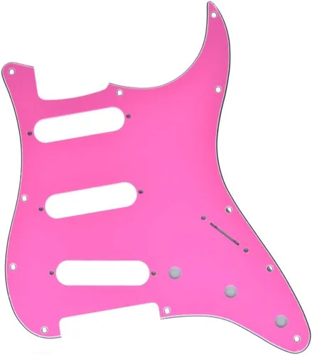 Miniatura 23 de KAISH - Golpeador de 11 agujeros estilo ST/Strat, SSS, para Stratocaster de EE. UU./México, perla de abulón