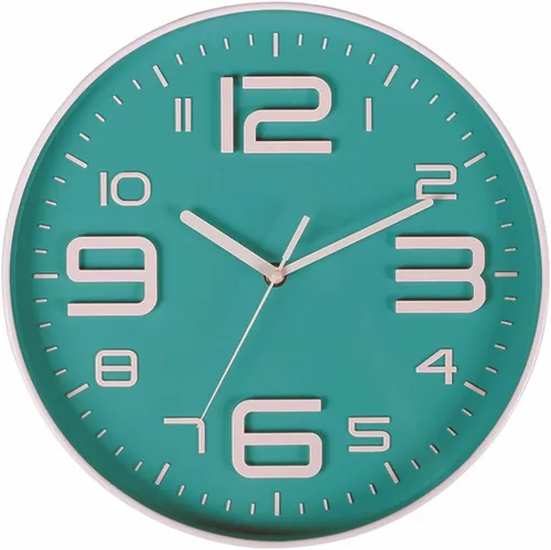 Zaoniy Reloj de pared de cuarzo silencioso sin tictac con número 3D grande, diseño moderno, movimiento de barrido silencioso, decorativo para