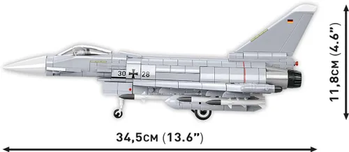 Miniatura 5 de COBI EUROFIGHTER (Alemania) - Conjunto de construcción de avión histórico, 644 piezas