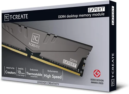 Miniatura 5 de TEAMGROUP T-Create Expert overclocking 10L DDR4 16GB Kit (2 x 8GB) 3200MHz (PC4 25600) CL16 Módulo de memoria de escritorio Ram - T-CREATE Expert