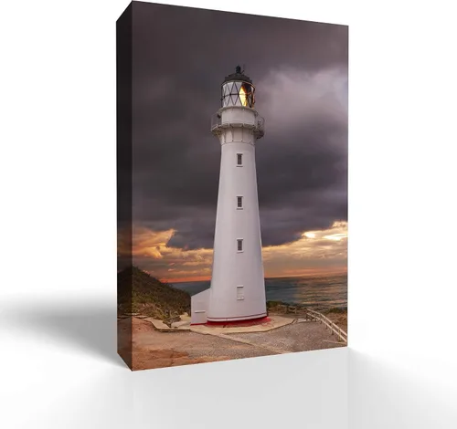 Miniatura 37 de wall26 Lienzo decorativo para pared de faro, decoración de pared del hogar, para dormitorio, sala de estar, pinturas en lienzo con marco, 16 x 24