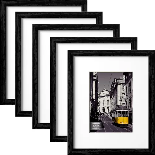 Miniatura 110 de eletecpro - Juego de 10 marcos de fotos de 5 x 7 pulgadas, collage de marcos de fotos para decoración de pared, muestra fotos de 4 x 6
