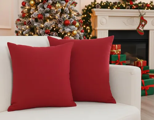 Miniatura 9 de PurpleEssences Paquete de 2 fundas de almohada de algodón, decorativas, suaves, sólidas, para sofá, automóvil, dormitorio, primavera, Pascua
